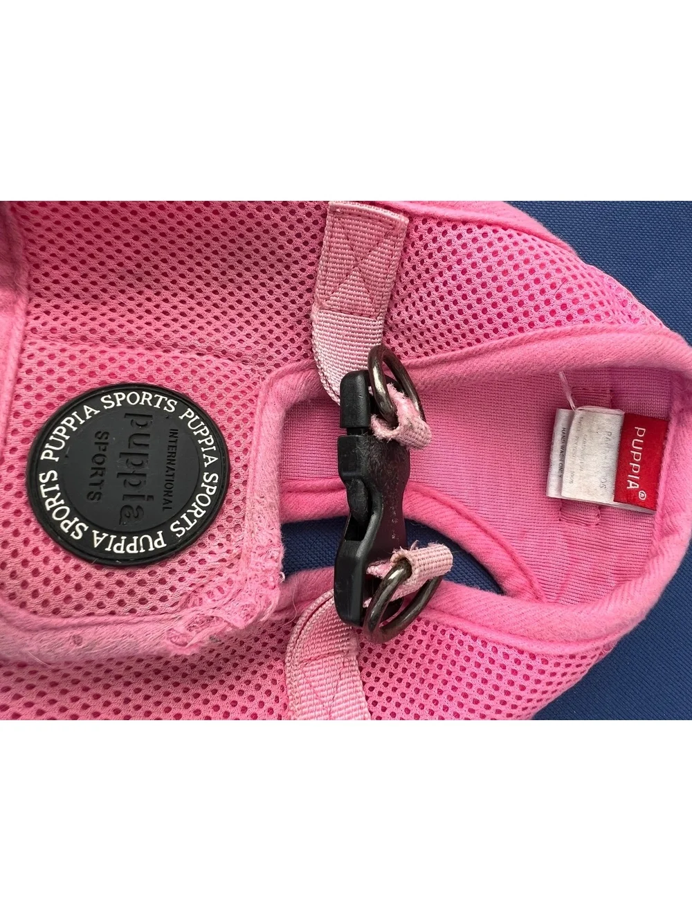 Puppia Soft Vest Harness in Pink Medium